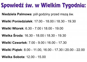 Spowiedź przedświąteczna na Mnisztwie